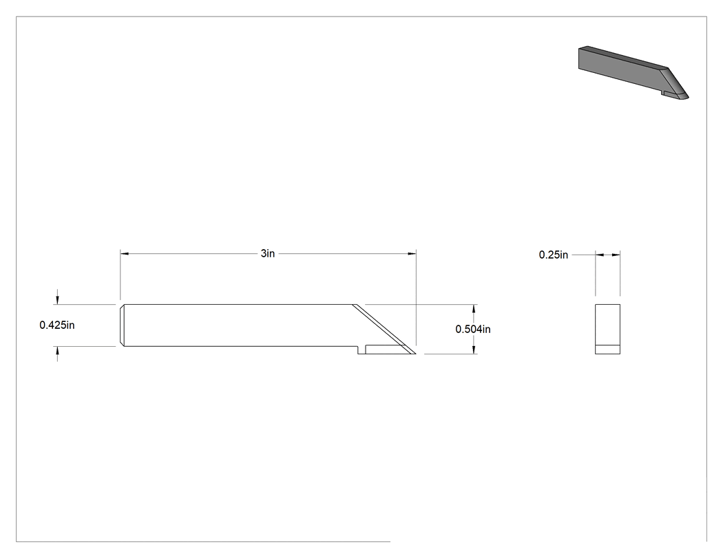 Teknik Çizim - Model Numarası PT22357 Starrett Yükseklik Ölçerler için Sivri Uçlu Çizici