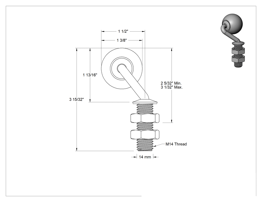 Teknik Çizim - Hassas Yüzeyler için Bilyalı Aktarıcılar, 1-3/8" Çapında Kırmızı Poliüretan Kauçuk Toplu