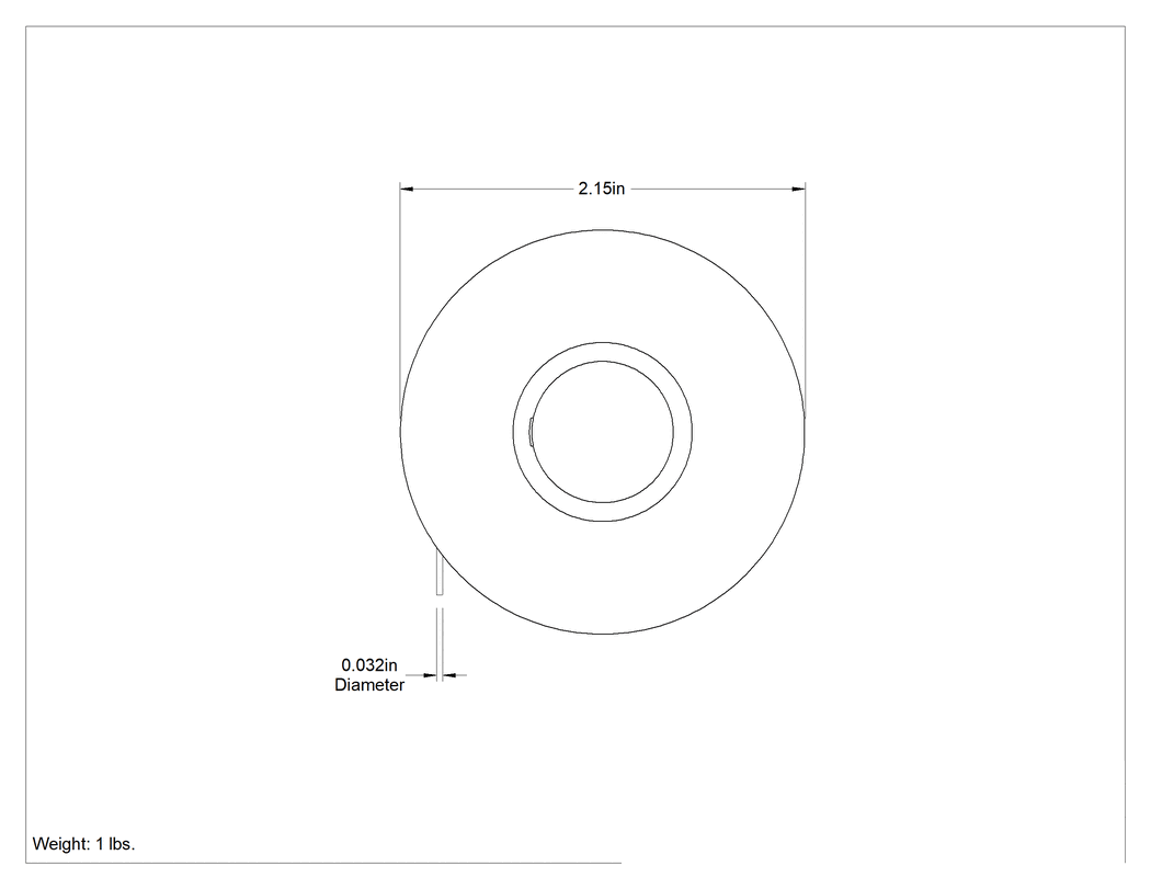Teknik Çizim - Paslanmaz Çelik için Lehim, 0.032" Çap, 1 lb.