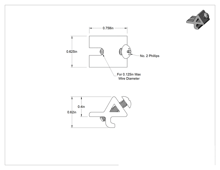Teknik Çizim - T-Yivli Çerçeve, Hasır Paneller için Çıtçıtlı Askı, 1-1/2" Yüksekliğinde Ray için
