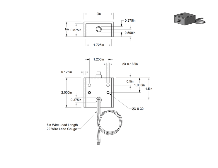 Teknik Çizim - Alt Montajlı Kapalı Basmalı Düğme Anahtarı