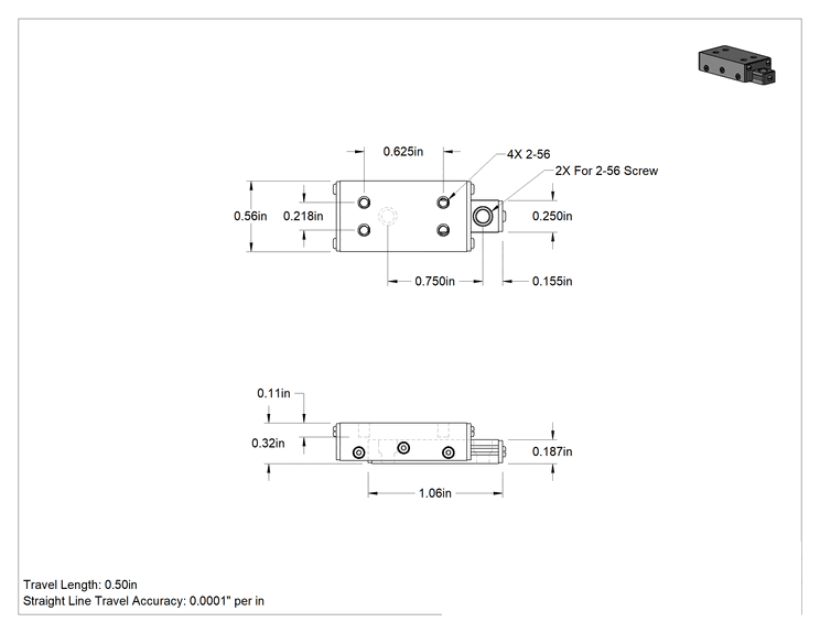 Teknik Çizim - Yüksek Yük Düşük Sürtünmeli Teleskopik Kayan, 1/4" Genişlik x 1.060" Uzunlukta Ray