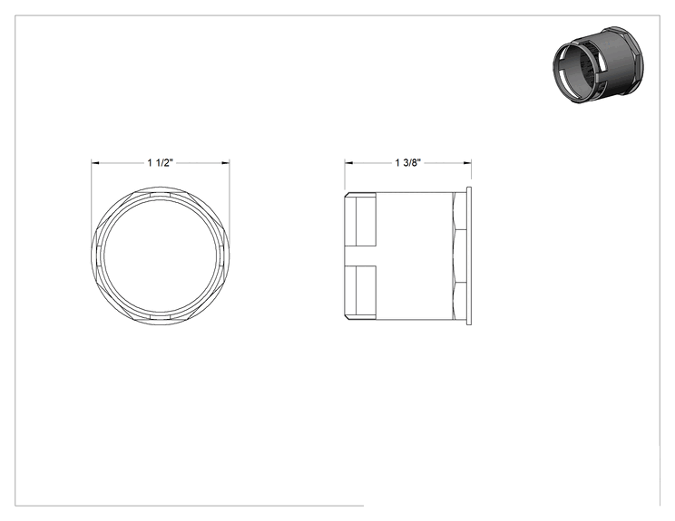 Teknik Çizim - 30 mm Panel Montajlı Metal Anahtar için Anahtar Koruyucu