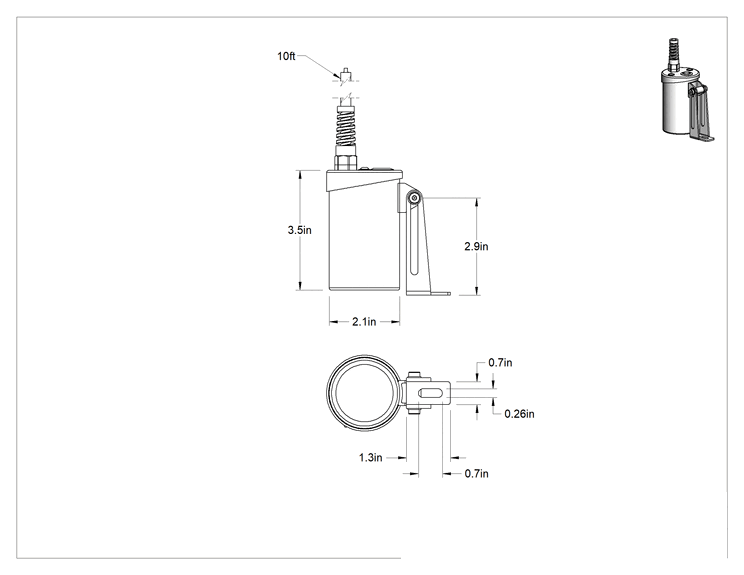 Teknik Çizim - Hijyenik Eklemli Kollu Makine Lambası, LED Ampullu, 12V AC, 12V DC, 24V AC, 24V DC