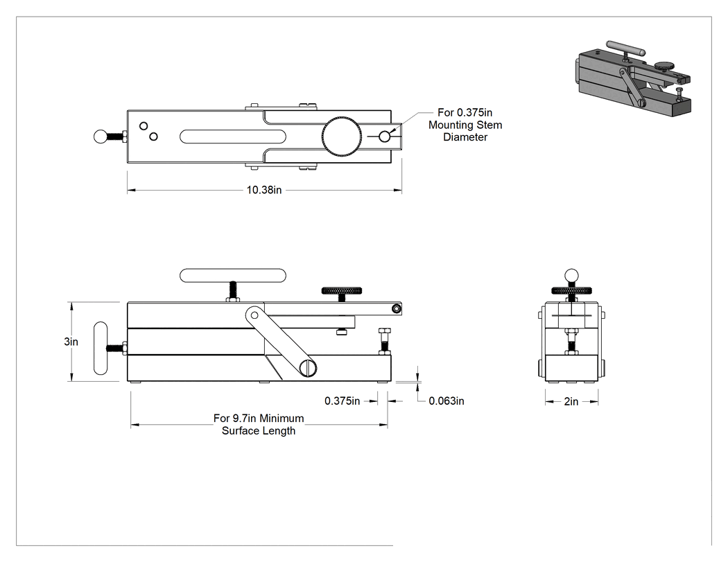 Teknik Çizim - Kadranlı Düzlük Ölçerler, Starrett Model Numarası 81320