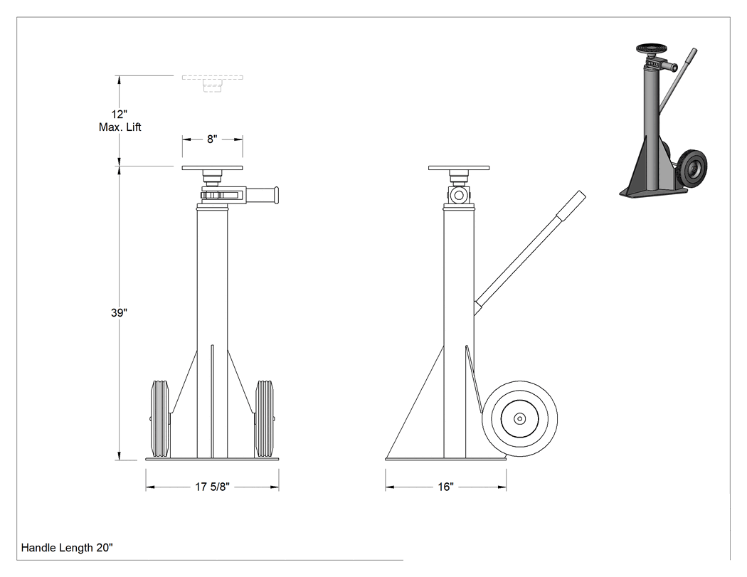 Teknik Çizim - Cırcır Kriko Standları