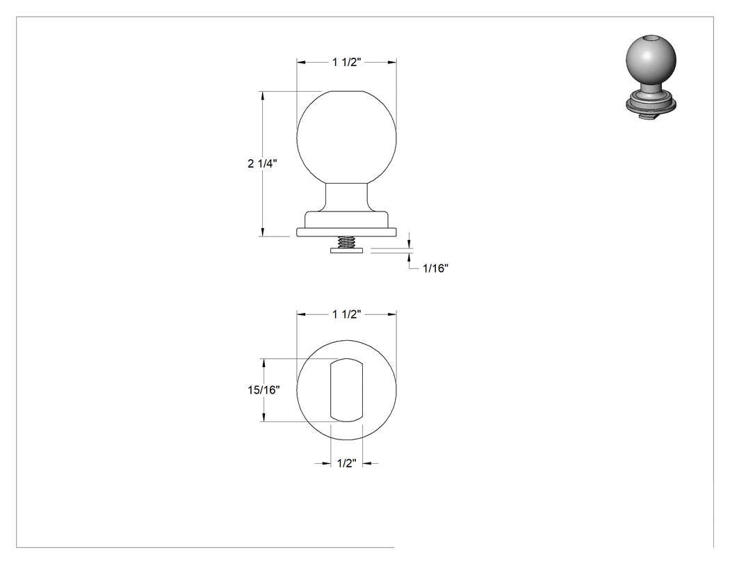 Teknik Çizim - Top Tutma Konumlandırma Kolu için T-Yuvası Tabanı