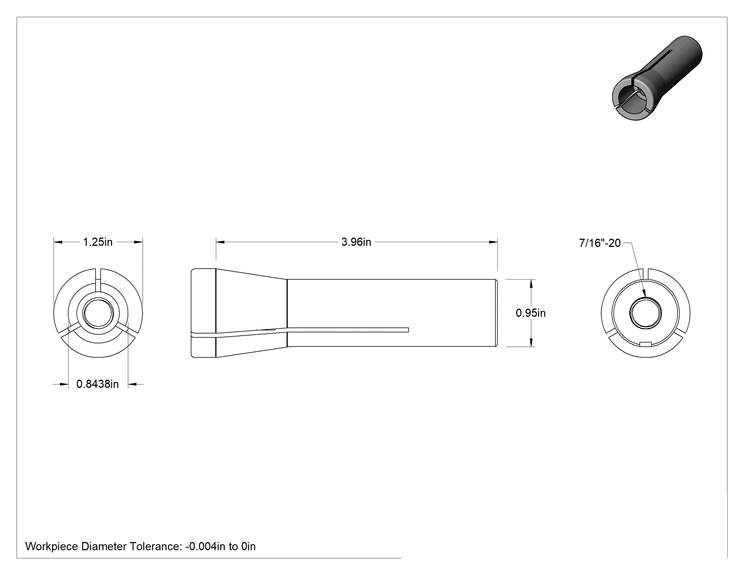 Teknik Çizim - R8 Pens, 0.0002" Tir Hassasiyeti, 27/32" Boyut