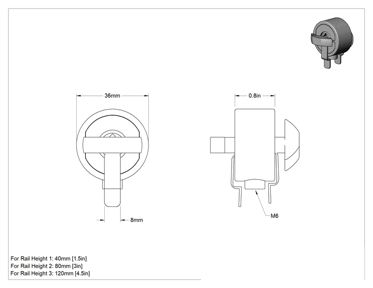 Teknik Çizim - T-Yivli Çerçeve Yapısal Braket, 1.5 ve 40 mm Ray için Ofset Ayarlanabilir Açılı Braket