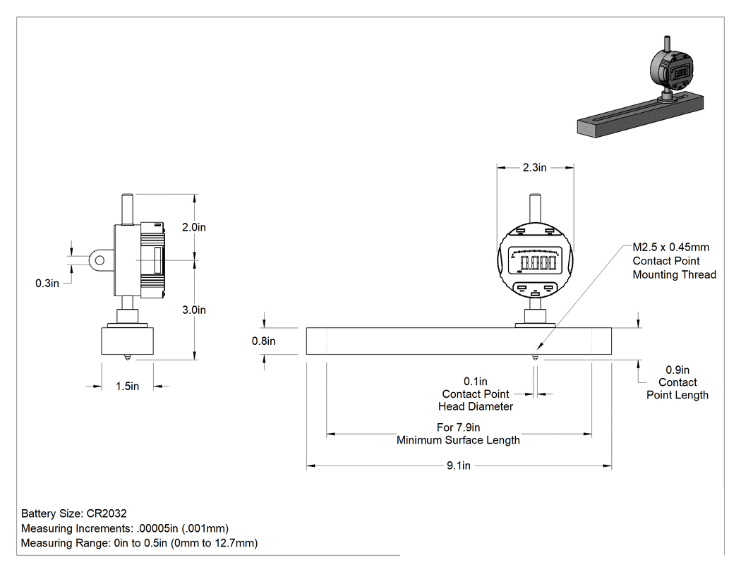 Teknik Çizim - Elektronik Düzlük Ölçer