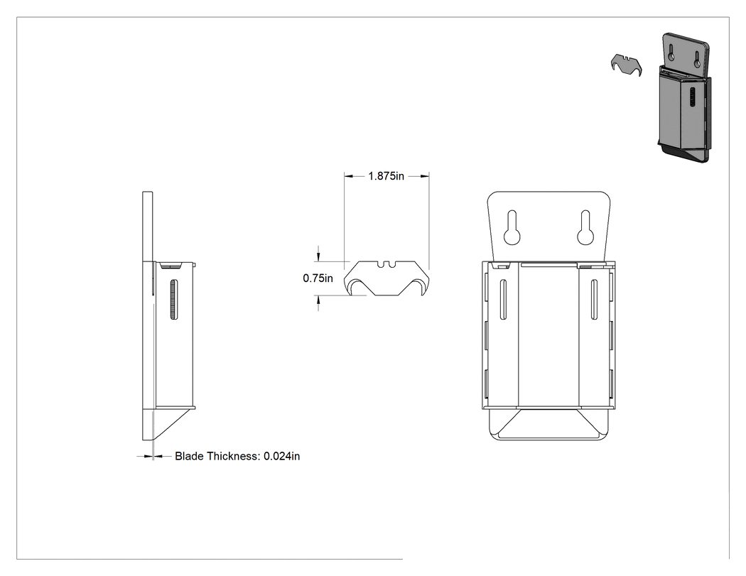 Teknik Çizim - Stanley Numara 11-983 Maket Bıçağı için Dağıtıcılı Bıçaklar