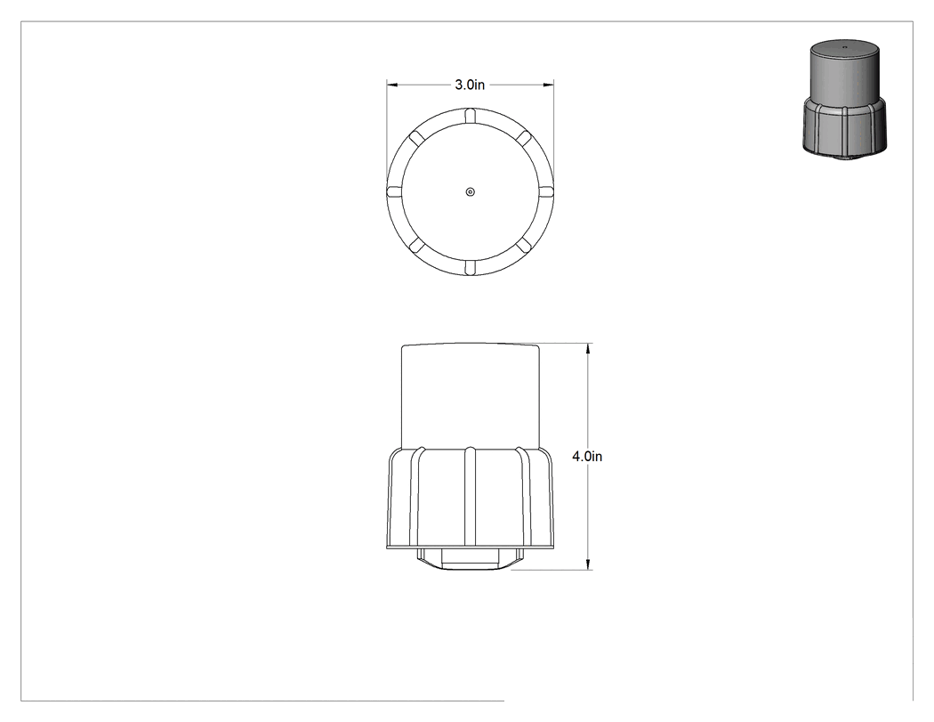 Teknik Çizim - Hassas Motor Tahrikli Gres Dağıtıcı, 2 oz. ila 8-3/8 oz. Kapasite için