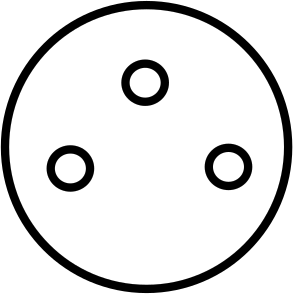 3 Pole M8 Socket