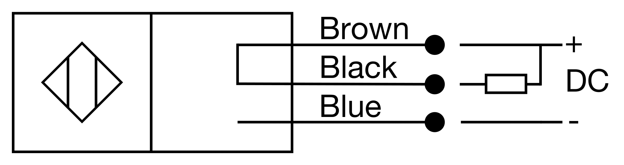 Normally Closed NPN Wiring Diagram