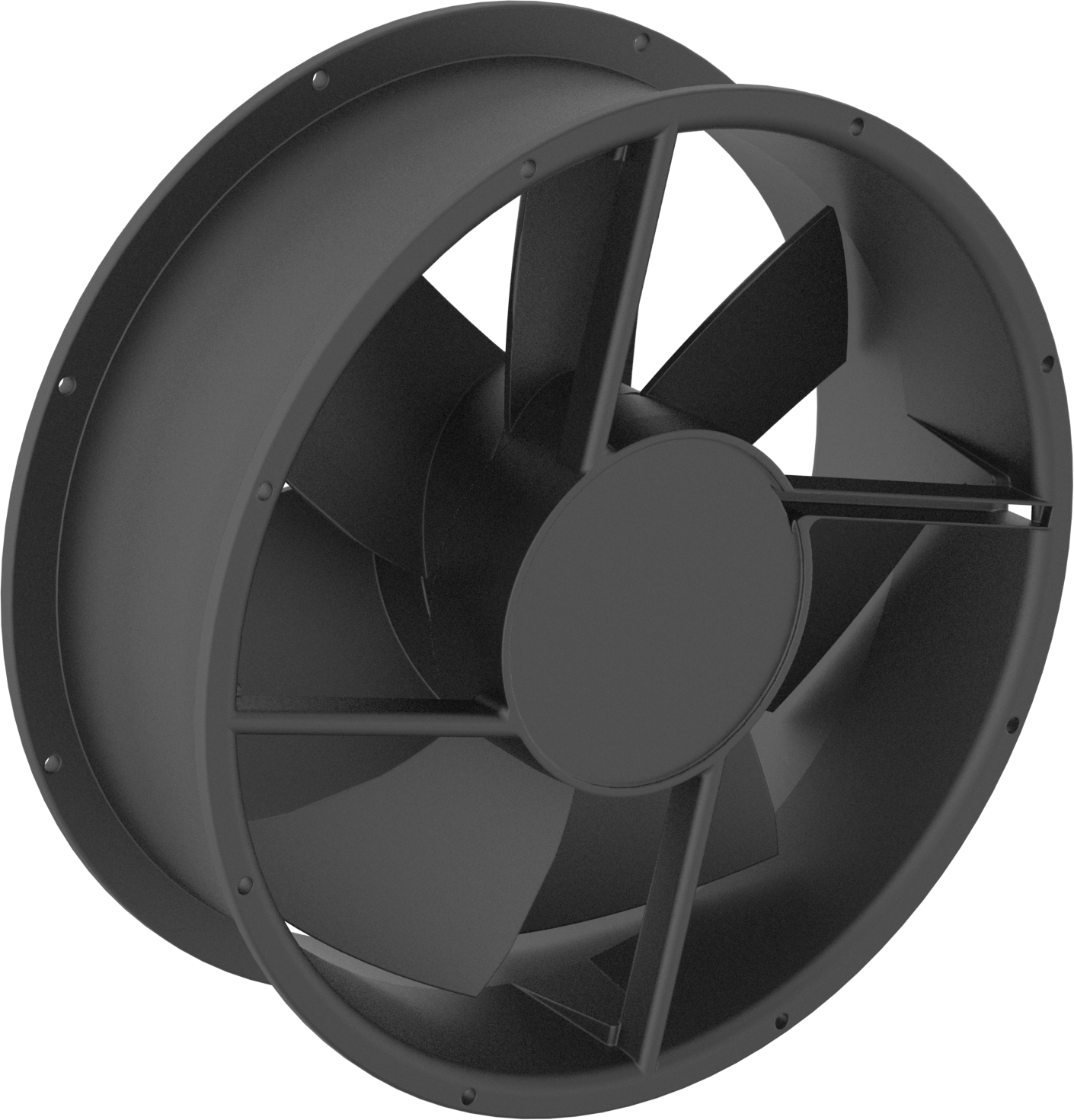 Dalgıç Ekipman Soğutma Fanı, Yuvarlak, 120V AC, 254 mm Çap, 1000 CFM Hava Akışı