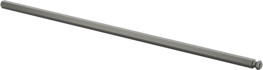 Bilyalı Uçlu Tornavida Mili, 3/32" Altıgen Ölçü, 3-13/16" Toplam Uzunluk — 3⁄32", Bilye, Mil