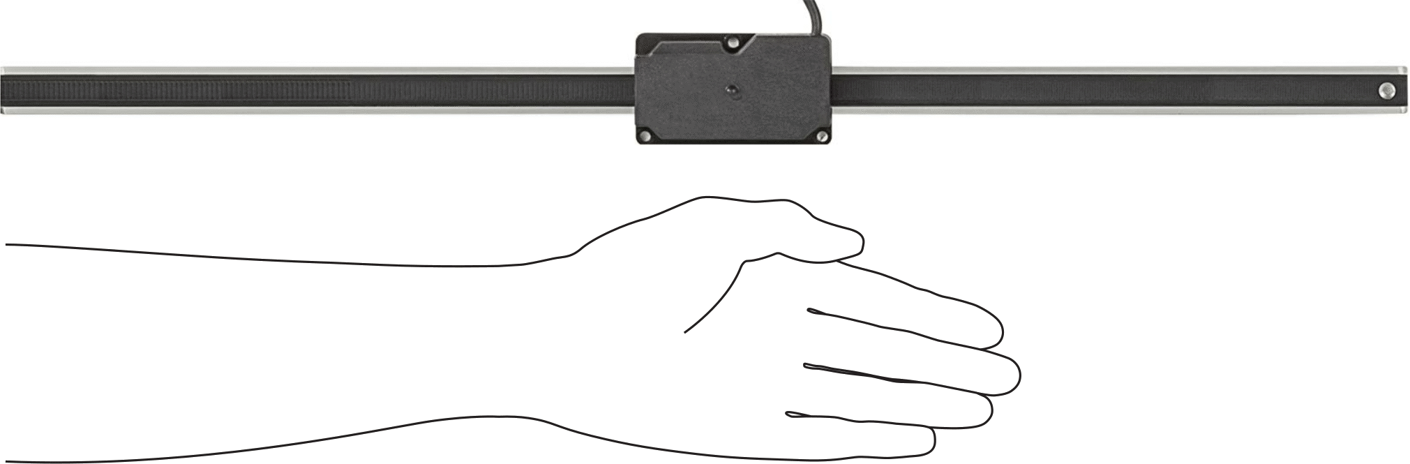 Dijital Okumalı Lineer Ölçek, 0" ila 10" ve 0 mm ila 250 mm Ölçüm Aralığı