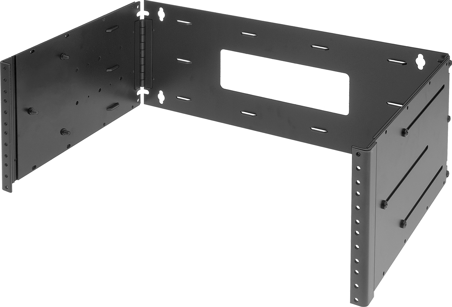 Duvara Monte Elektronik Rafı, 7" Yükseklik x 19-1/4" Genişlik