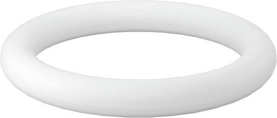 Ultra Kimyasal Dirençli Sert PTFE O-Ring, 1 mm Genişlik, 6 mm İç Çap