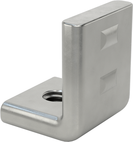 Çelik Köşe Kaynak Somunları, 8-32 Diş Boyutu, 1/2" x 5/8" Uzunluklu Taban