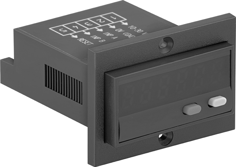 Anahtar Kontak/Elektrikle Çalışan Sayaç, Yukarı Sayma — 10V DC ila 30V DC, Yukarı ve Aşağı, Dijital