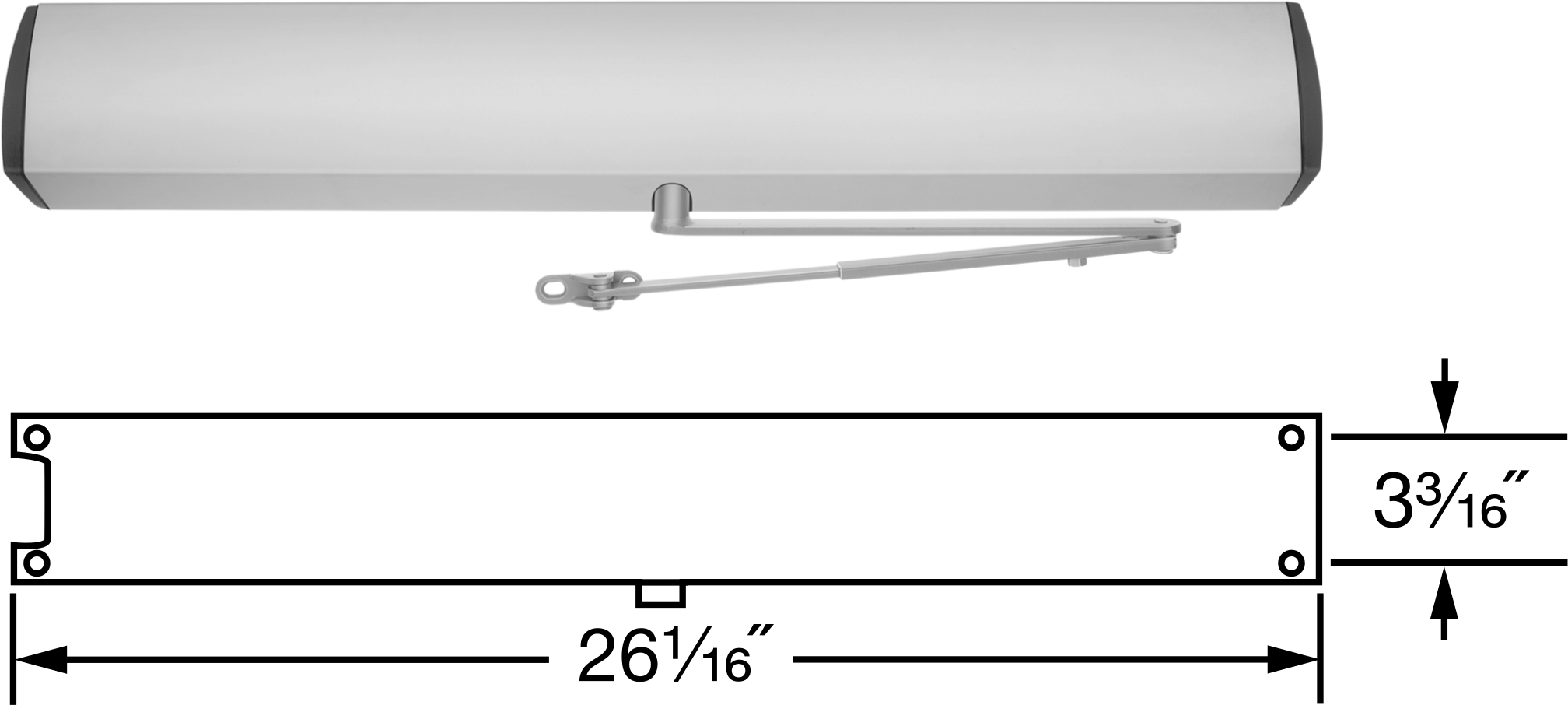 Otomatik Kapı Açıcılar, LCN 9130, 30"-48" iç kapı genişliği için