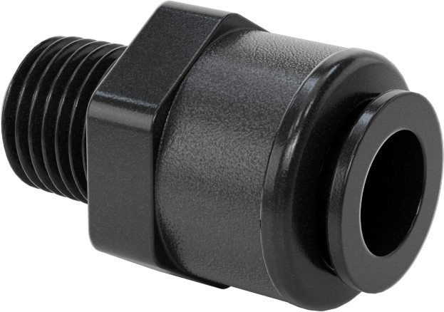 Bas-Bağlan Bağlantı Elemanlı Çekvalf, Ağır Kimyasallar için, 1/4 NPTF, 0.5 PSI min Basınç