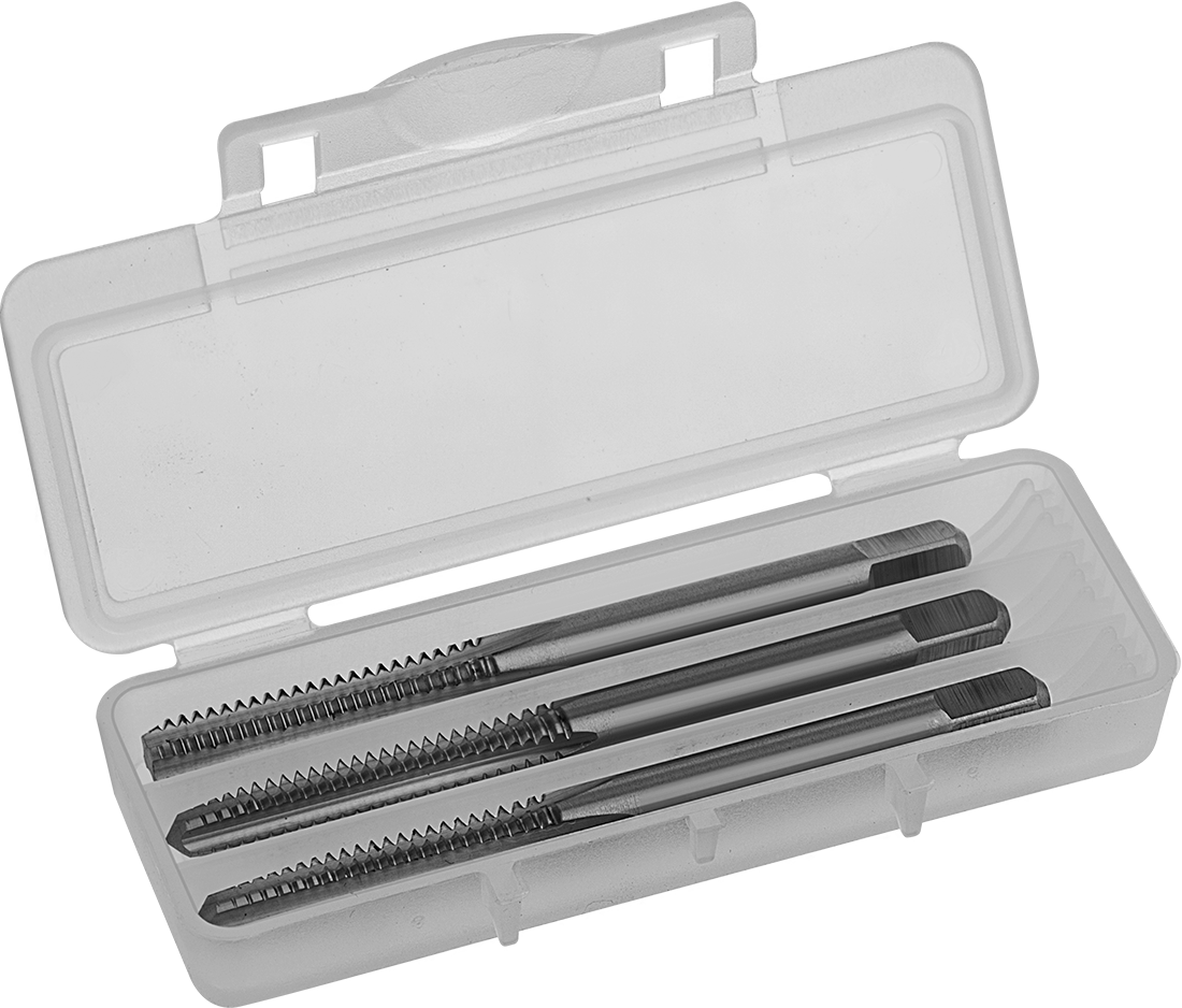 Kaplamasız Yüksek Hızlı Çelik Kılavuz, 3/16"-24 UNS — 3⁄16"-24, Konik, Tapa, Taban, Alüminyum, Pirinç, Bronz, Bakır, Demir, Nikel, Plasti…