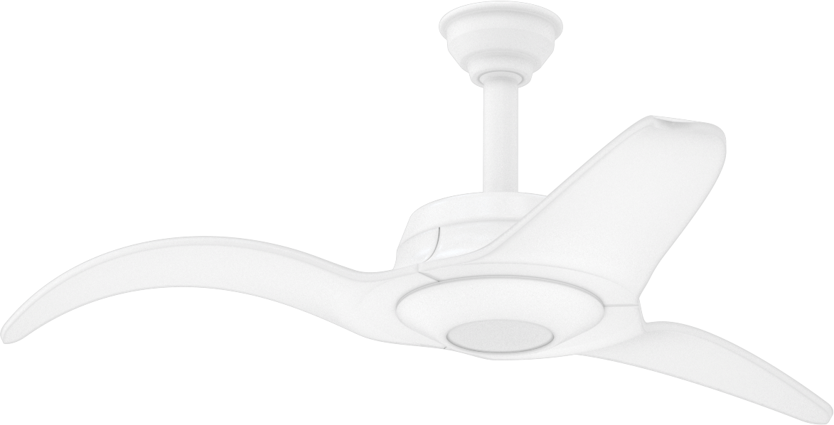 Tavan Vantilatörü, LED ışıklı, 120V AC, 60" Bıçak Çapı, 6600 CFM Hava Akışı