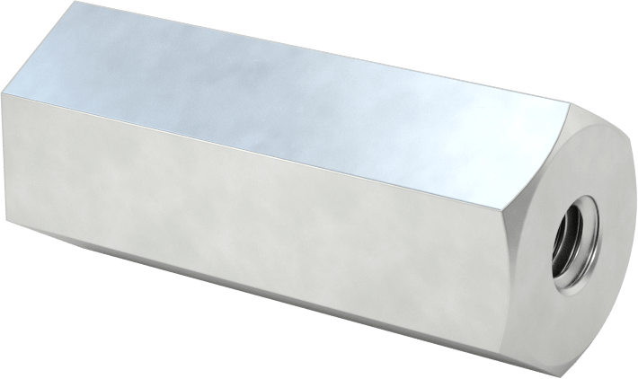 Lamelli Zımpara Çarkıyı için 1/4"-20 x 1/4"-20 Dişli Mil Deliği Adaptörü