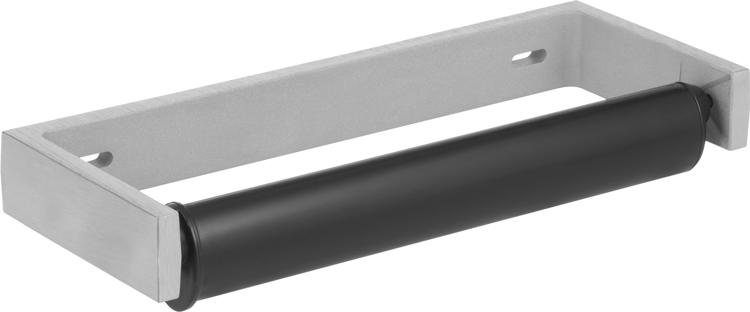 1-1/2" Yükseklik x 12-1/2" Genişlik x 4-7/8" Derinlik Delikli Kağıt Havlu Dağıtıcı — Çekme, Yüzey, Duvar, Alüminyum
