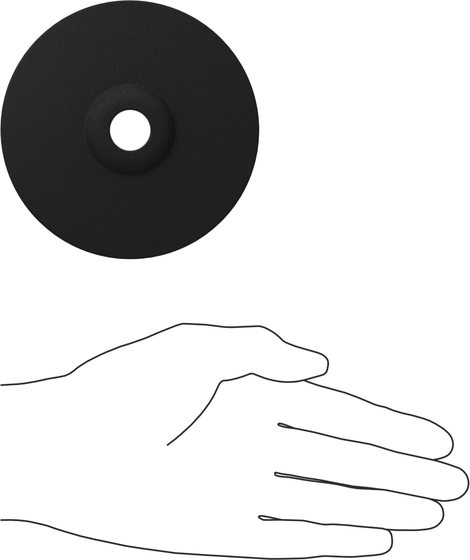 Uzun Ömürlü Açılı Taşlama Makinesi Tekerleği - Metaller Üzerinde Kullanım, Dişsiz 5/8" Mil Deliği, 4" Çap, 1/4" Kalınlık