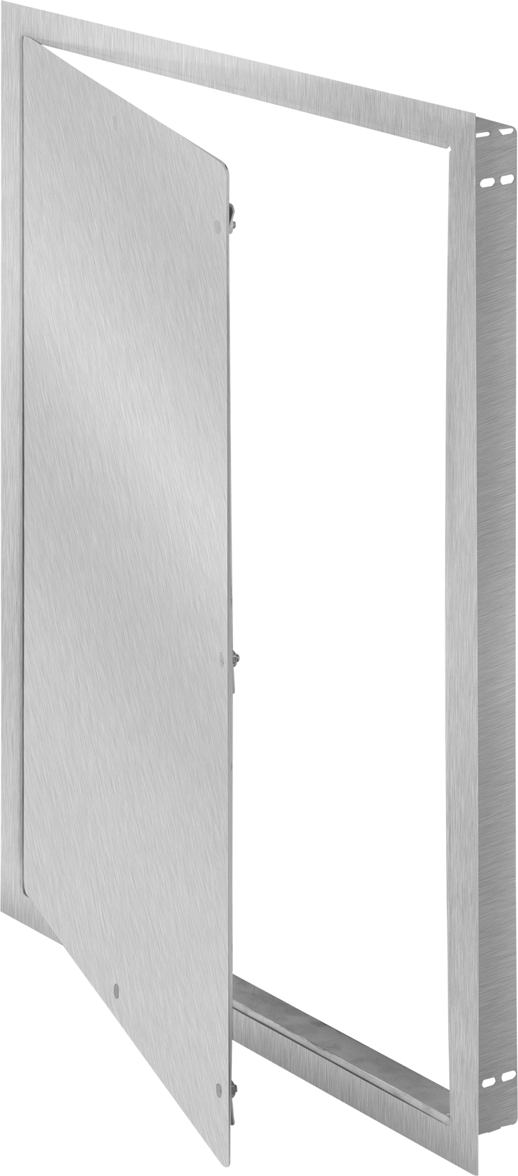 304 Paslanmaz Çelik Gömme Montajlı Erişim Paneli, 30-3/8" Yükseklik x 22-3/8" Genişlik x 2" Derinlikte Kesik için