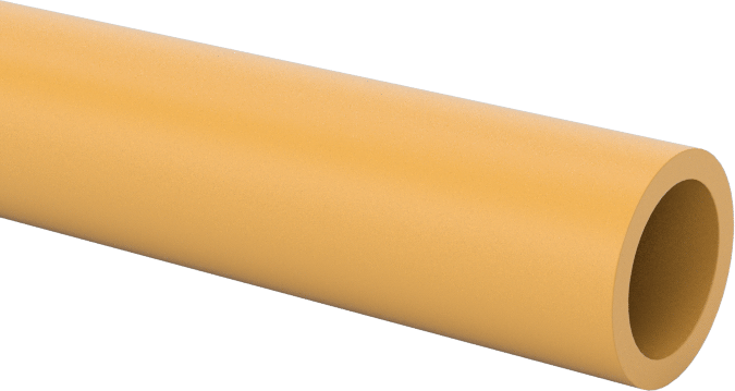 Elektrik Yalıtımlı Garolite XX Tüp, Elektrik Yalıtımı, 1/4" Dış Çap, 3/16" İç Çap, 40" Uzunluk