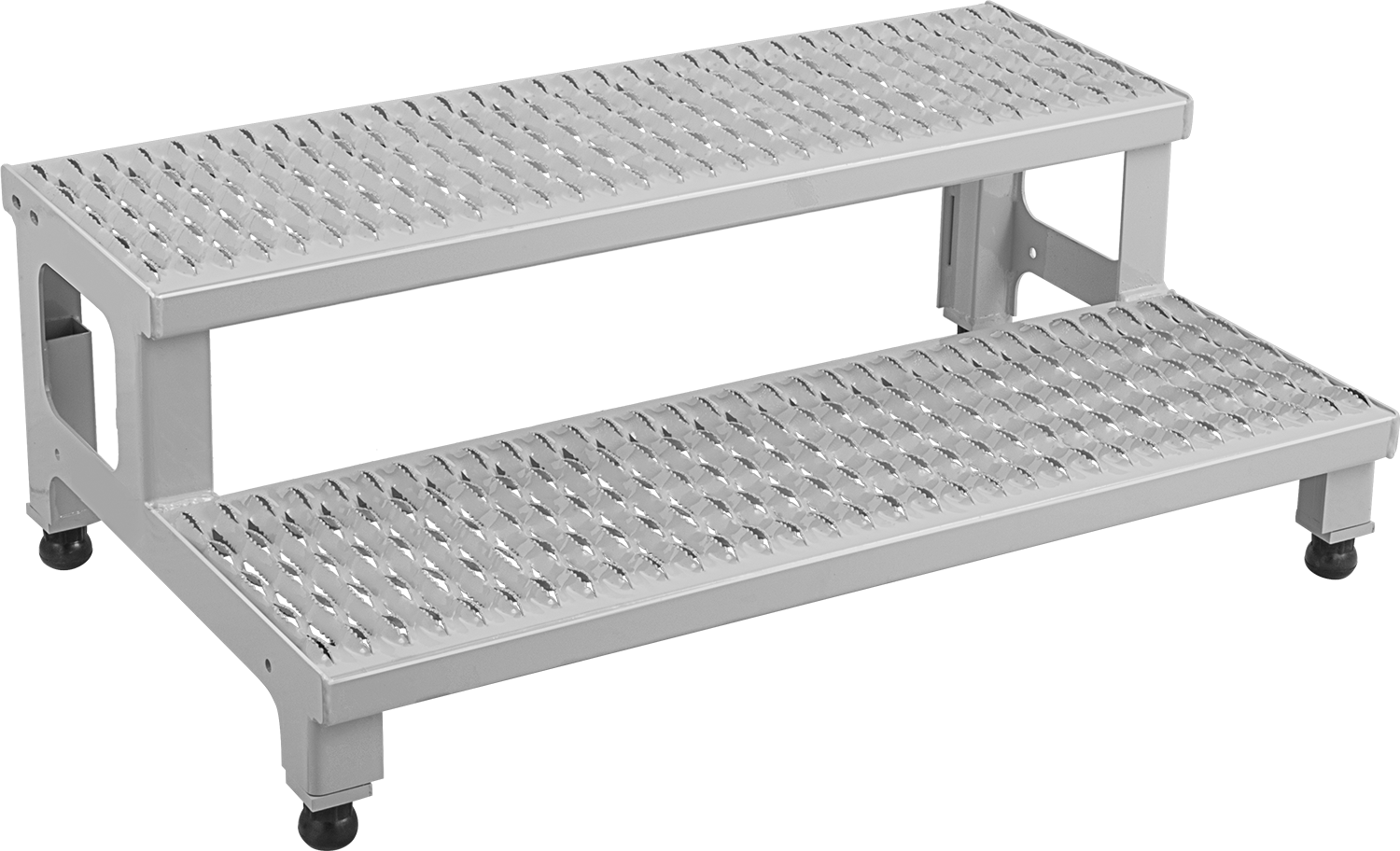 2 Basamaklı Yüksekliği Ayarlanabilir Çalışma Platformu, 2 adet Basamaklı, 13" ila 15-1/4" Yükseklik x 36" Genişlik x 23" Derinlik Toplam…