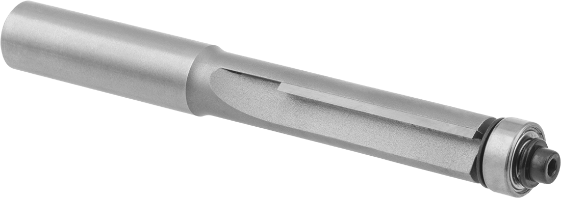 Kenar Kesme Freze Ucu, Alt Pilot, 1/2" Kesim Çapı, 1.5" Kesim Uzunluğu, 4.25" Toplam Uzunluk