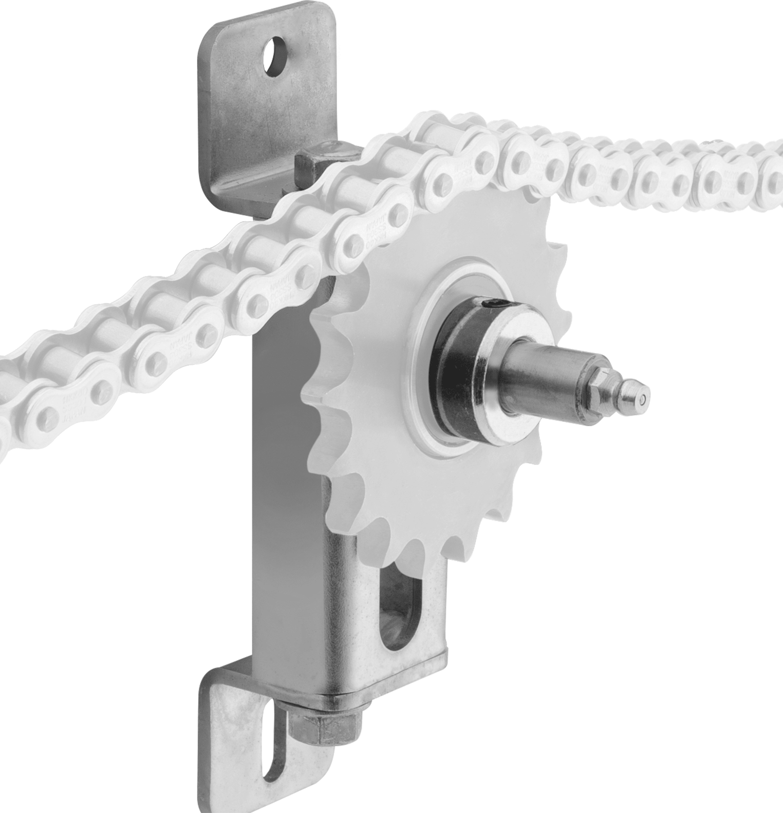 Ayarlanabilir Vidalı Makaralı Zincir ve Kayış Gergisi, 1/4" Avara İç Çapı için