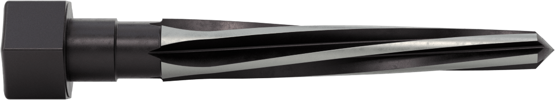 Delik Hizalama için Altıgen Şaftlı Rayba, 5" Uzunluğunda Heliks Yiv, 0.8125" x 0.4688" Rayba Çapı