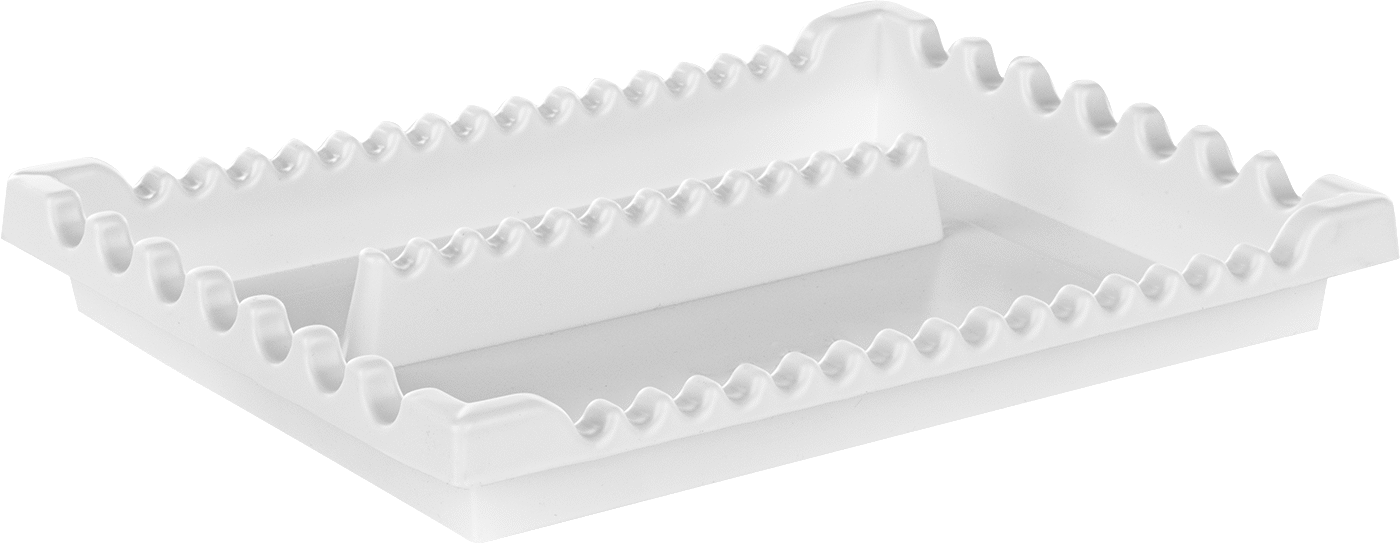 Pipet Tutucu, Yatay Masa Üstü ve Çekmece Montajı — Beyaz, Plastic, Polystyrene, Drawer, Tabletop
