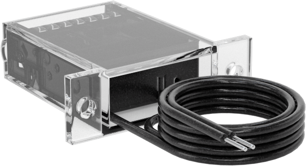 Elektrikle Çalışan Sayaç, Yüzeye Montaj, 0.6 inç x 1.8 inç x 1.7 inç Toplam, 12V DC