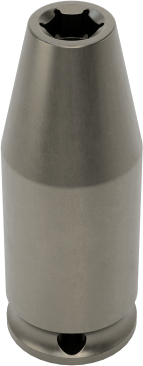 Sürekli Çalışma 6 Noktalı Soket, 3/8" Kare Tahrik, 1/4" Tahrik Boyutu