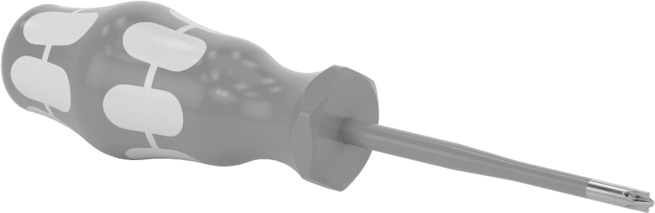 Elektrik Yalıtımlı Tornavida, Numara 1 Phillips Terminal Vidası, 3-1/8" Mil Uzunluğu — No. 1, Ultra Grip, Sürücü