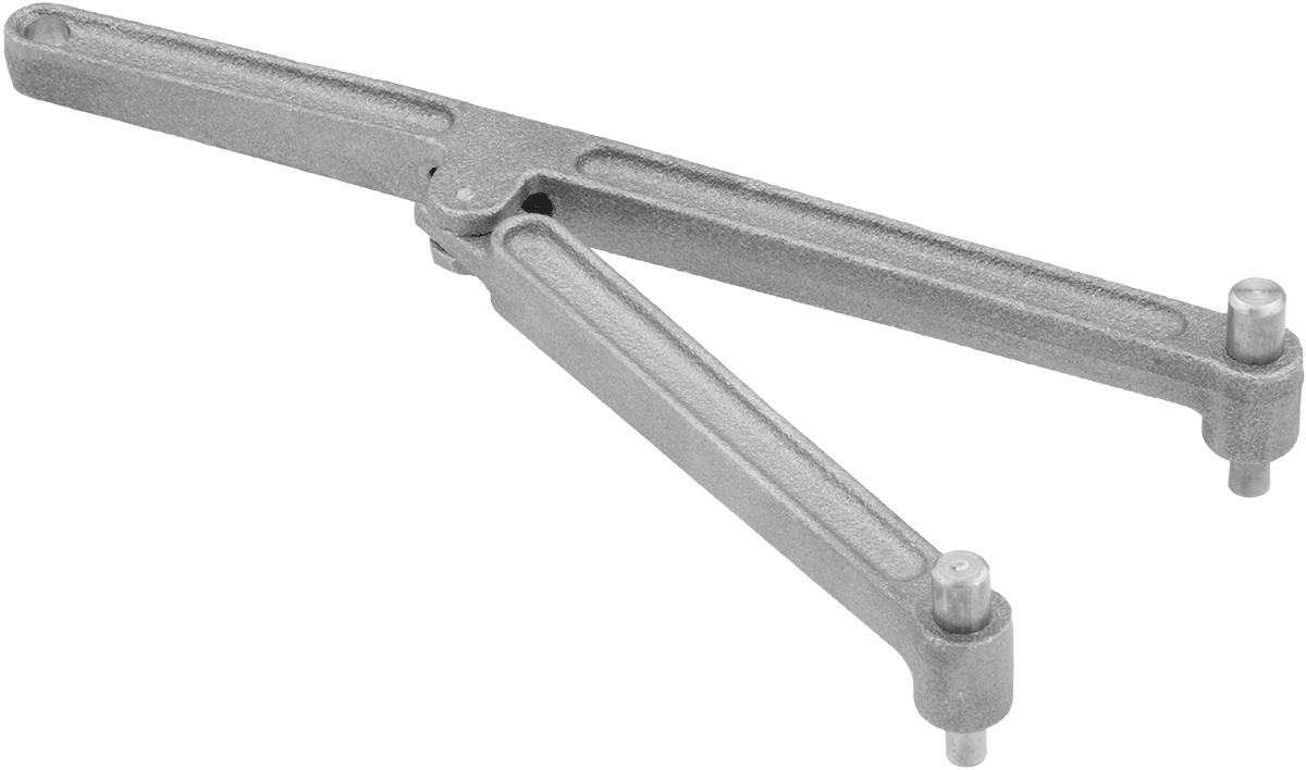Çift Boyutlu Ayarlanabilir Pimli Anahtar, Yüzdeki Delikler için, 1/2" ila 7" Çap için