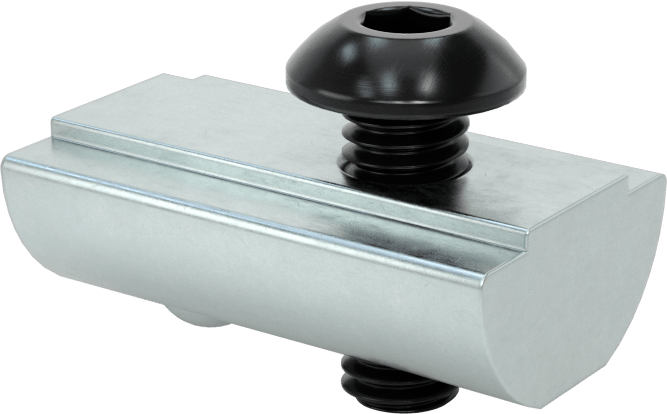T-Yuvalı Çerçeve Bağlantı Elemanları, Kendiliğinden Hizalanır Somun ve 10-32 x 1/2" Vida 1.5" ve 40 mm Ray — Drop In, Vida ve Somun Seti,…