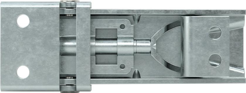 Ayarlanabilir Tutamaklı Çekme Mandalı, Çinko Kaplı Çelik, 3-1/16" Uzunluk x 1-1/8" Genişlik, 200 lb. Kapasite