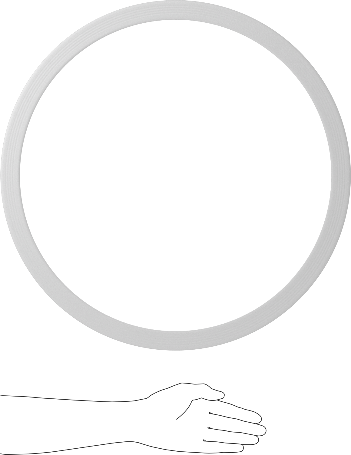 Tank Vagonu Manhole Contaları, Kapak-Düz Profil için, ePTFE, 20" Manway İç Çapı için