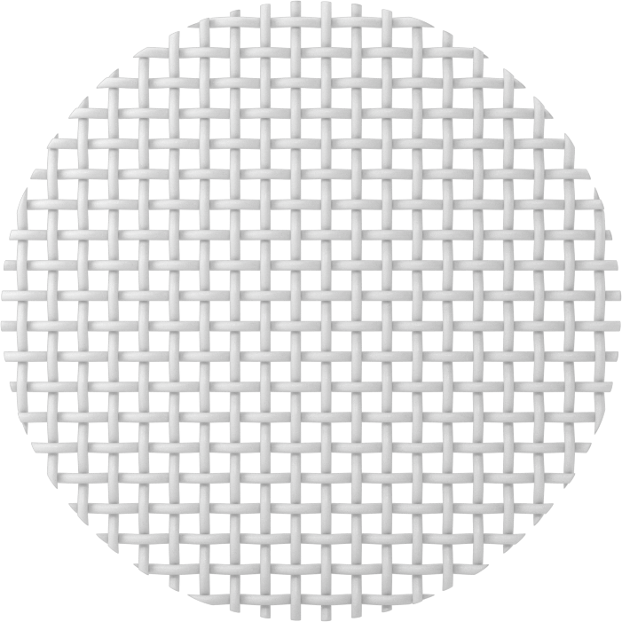 Plastik Filtre Ağ Diski, 20 x 20 Mesh Boyutu