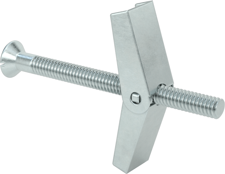 Havşa Başlı Kelebek Cıvataları, 1/4" Çap, 3" Uzunluk