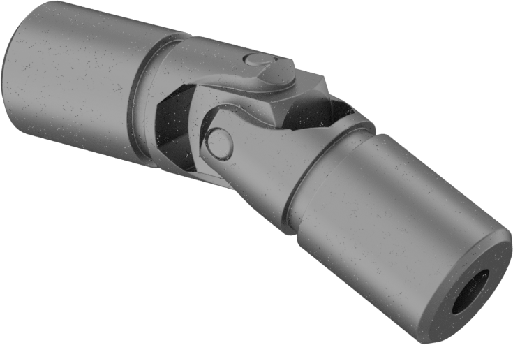 Tek U-Mafsal, İşlenebilir Delik, 3/8" maksimum mil çapı için