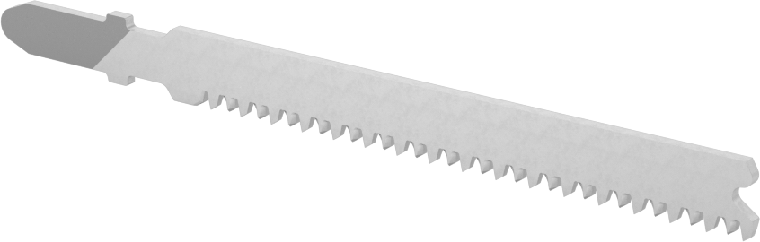 Plastik için Uzun Ömürlü T-Şaftlı Dekupaj Bıçağı — T-Sap, 3 5⁄8", 5⁄16"